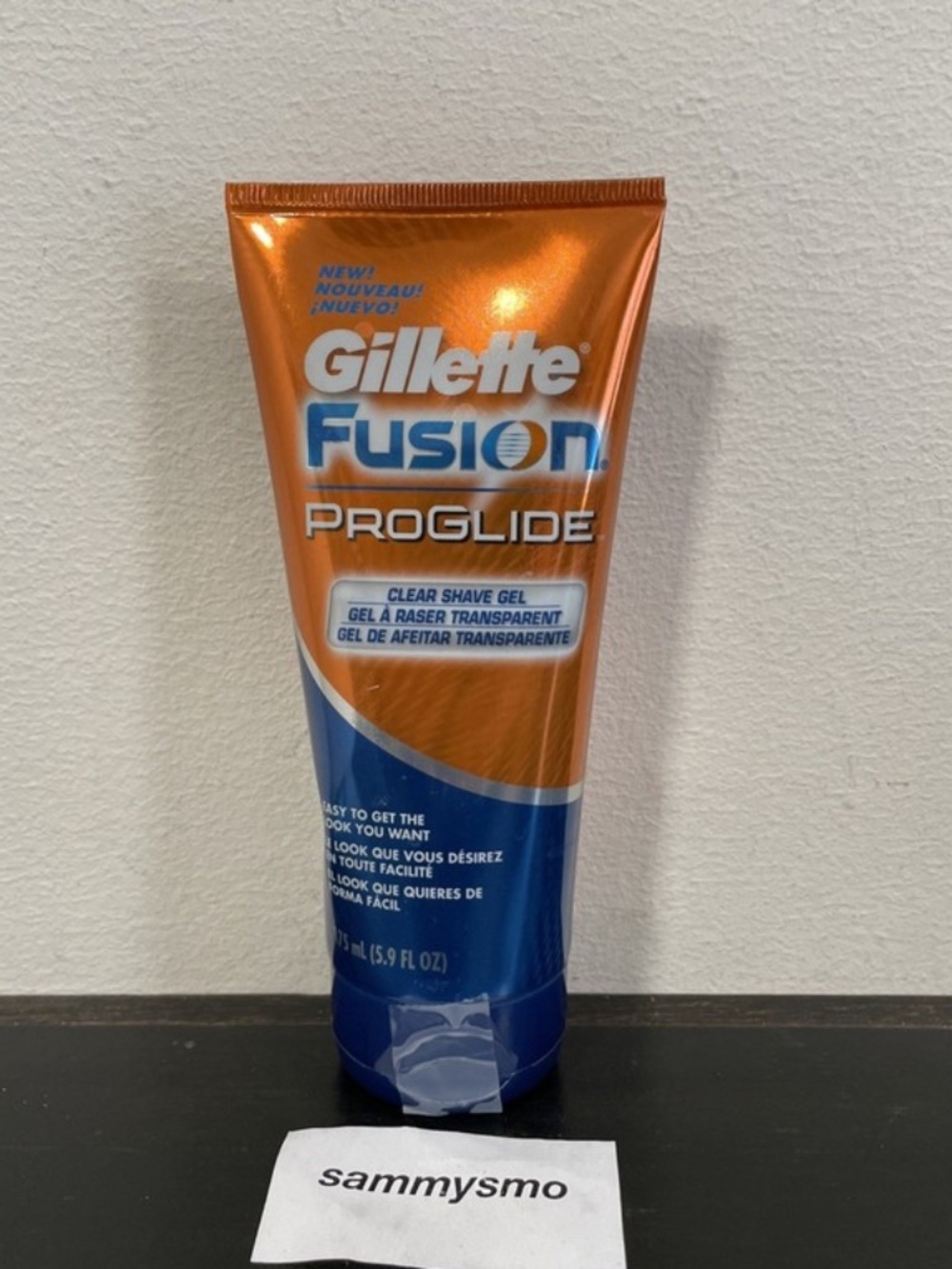 Gillette Fusion ProGlide Clear Shave Gel - 5.9 Oz. Discontinued- Rare